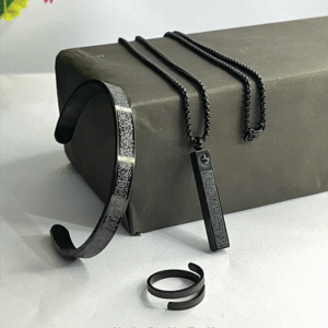 (3 in 1 Combo) Black Ayat Al-Kursi