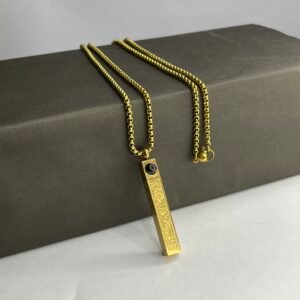 Ayat Al-Kursi kaba Pendant (Golden Edition)