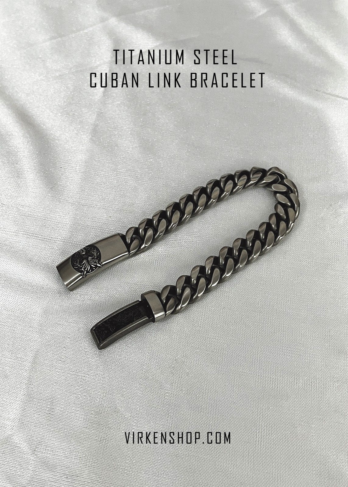 Alpha Wolf Titanium Cuban Link Bracelet (Limited Edition) - Image 2