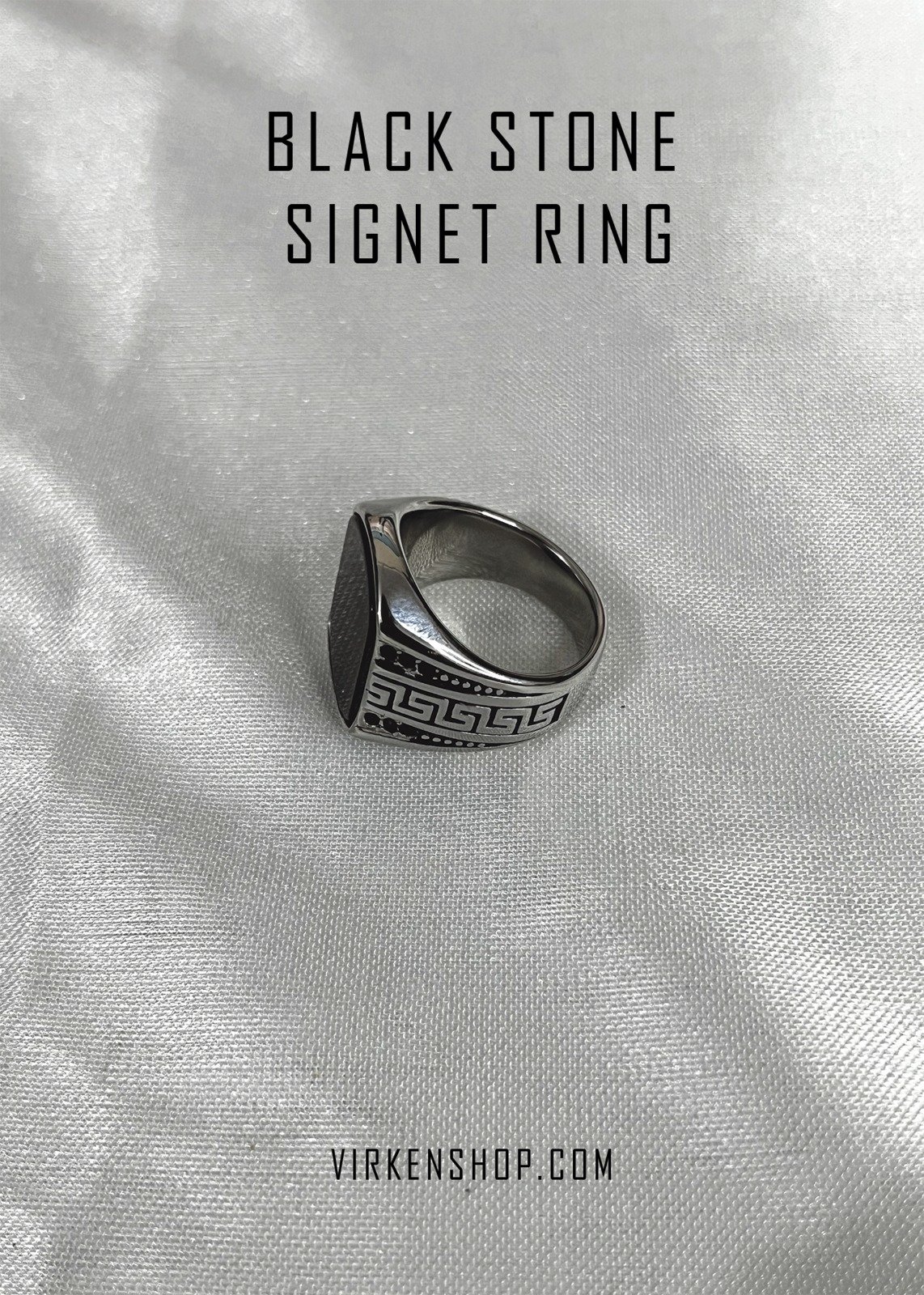 Black Stone Signet Ring (Limited Edition) - Image 3