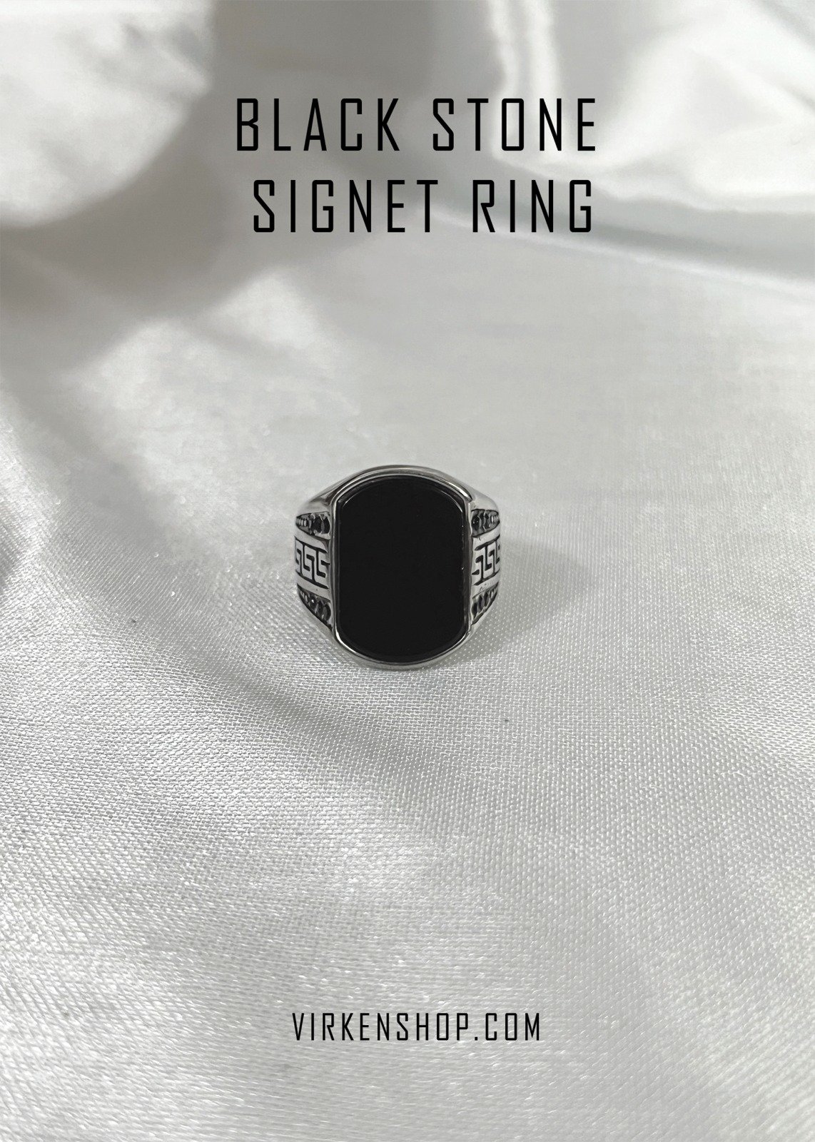 Black Stone Signet Ring (Limited Edition) - Image 2